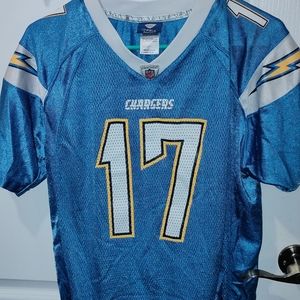 Large Philip Rivers Jersey Reebok OnField NFL San Diego Chargers